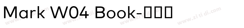 Mark W04 Book字体转换 Mark W04 Book字体转换